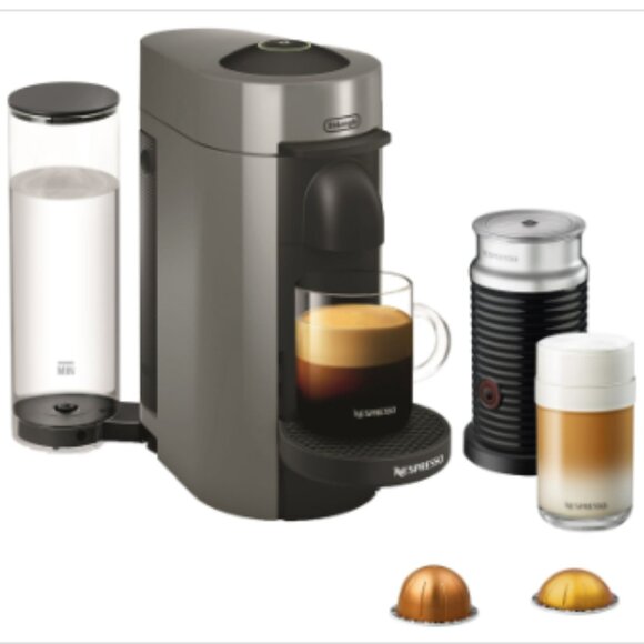 Nespresso by De'Longhi VertuoPlus Coffee Espresso Single-Serve Machine in Gray - Picture 1 of 1